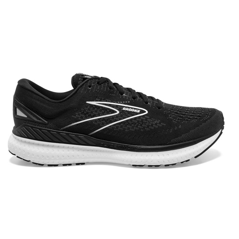 Brooks Glycerin GTS 19 Max-Cushion Women's Road Running Shoes - Black/White (09286-HEJN)